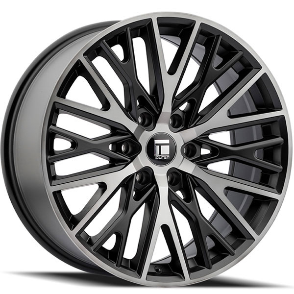 Touren TR91 3291 Matte Black with Dark Tint 6 lug